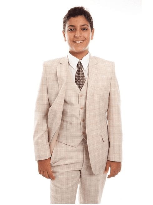 boys beige blazer