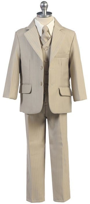 boys tan joggers