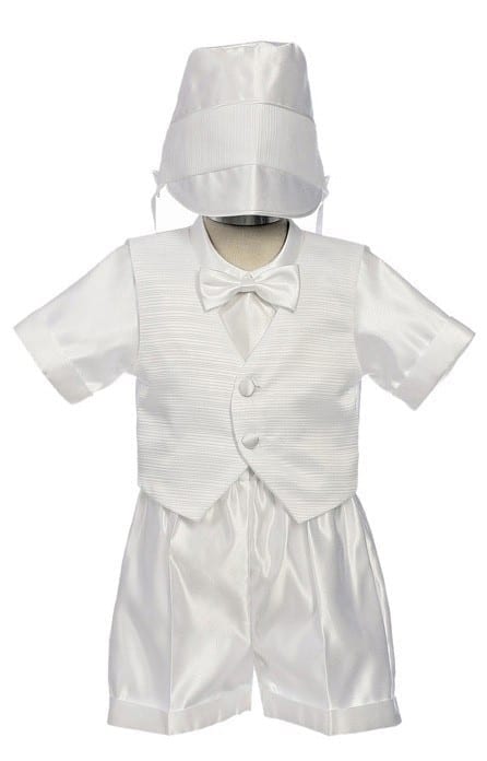 white christening outfit