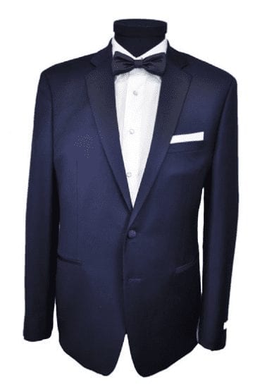 Calvin klein blue slim fit tuxedo Clearance