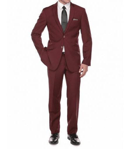 pocket square for burgundy suit
