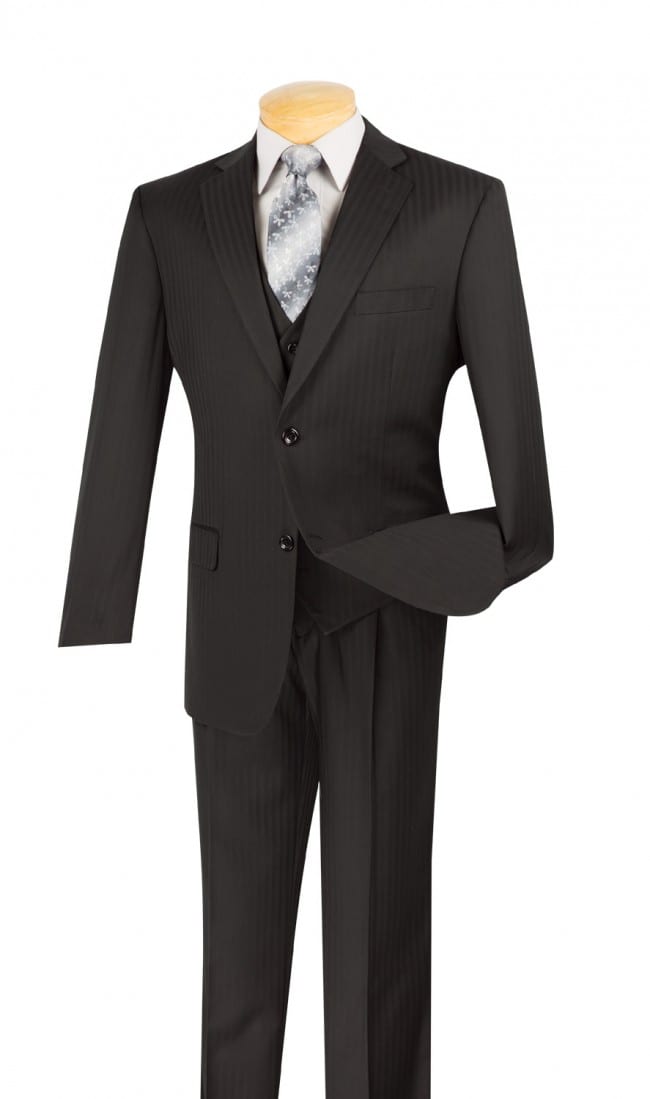 Lilis Mens Slim Fit Classic 2 Button 3 Piece Business Suit Set Custom Made Groomsmen Wedding Fashion Suit 