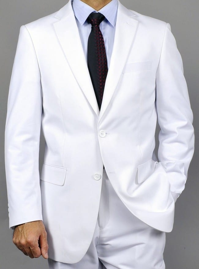 Suit White Mens Two Button Notch Suit Tuxedos Online