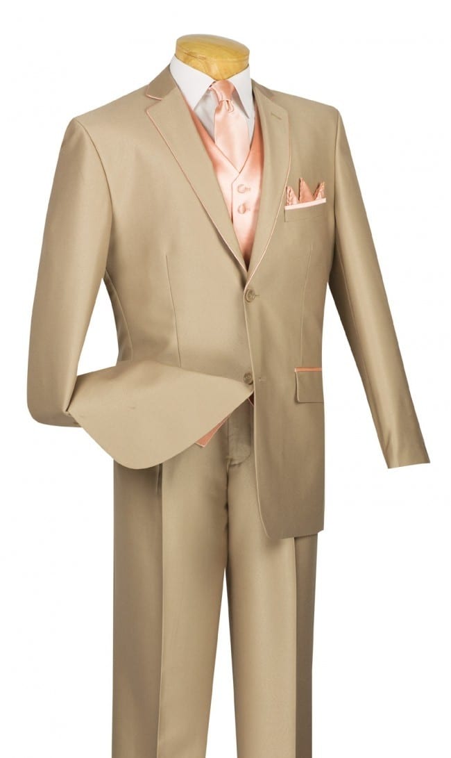 Prom Suits & Prom Tuxedos, White & peach prom suits