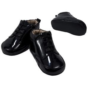 infant boys black shoes