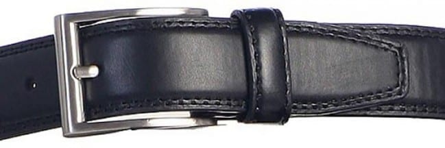 Boys Smooth Leather Black Belt in All Sizes - Tuxedos Online