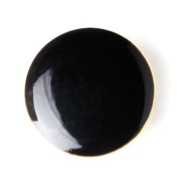 Black Stone Tuxedo Button Cover