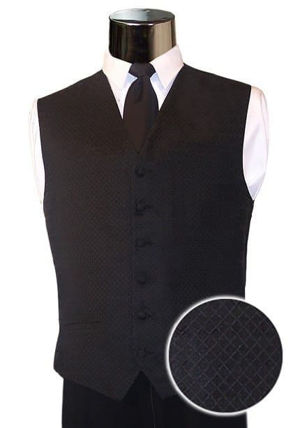 Boys Vest Tuxedo or Suit All Colors Eternity Pattern Vest - Tuxedos Online