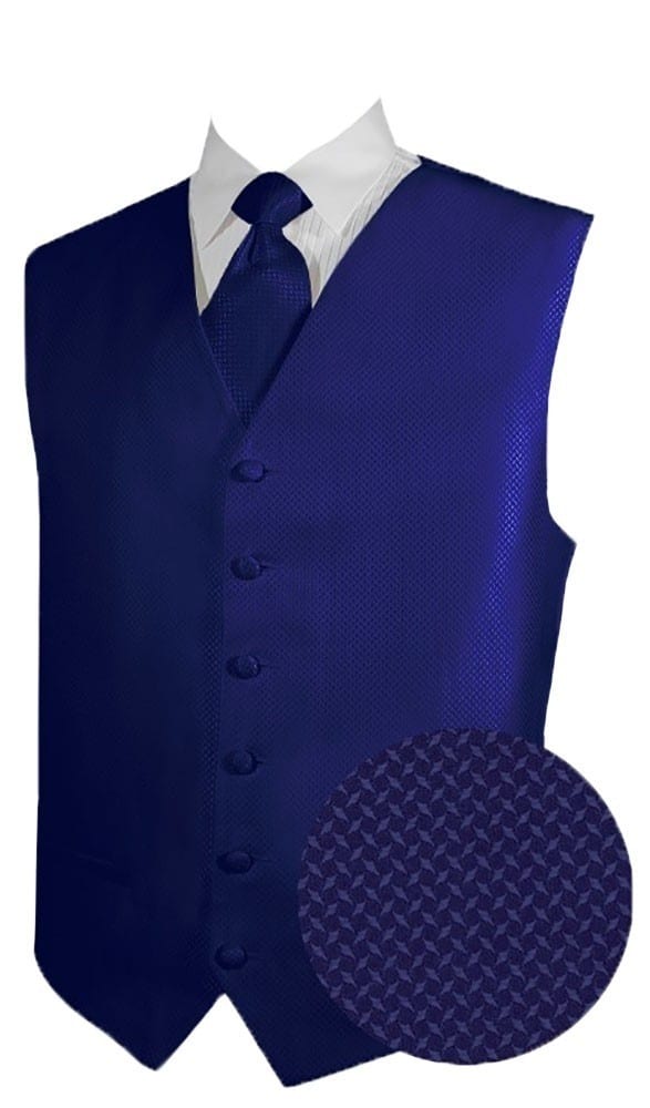 Geo Royal Blue Vest