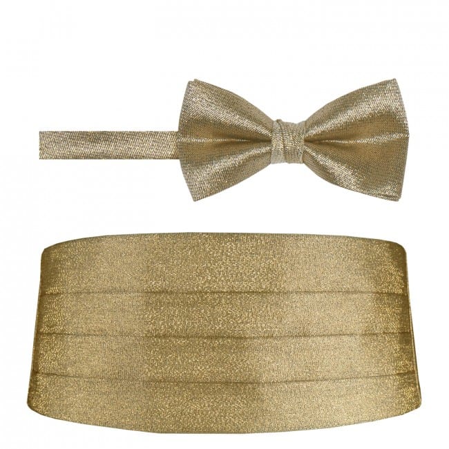 Bow tie store and cummerbund set