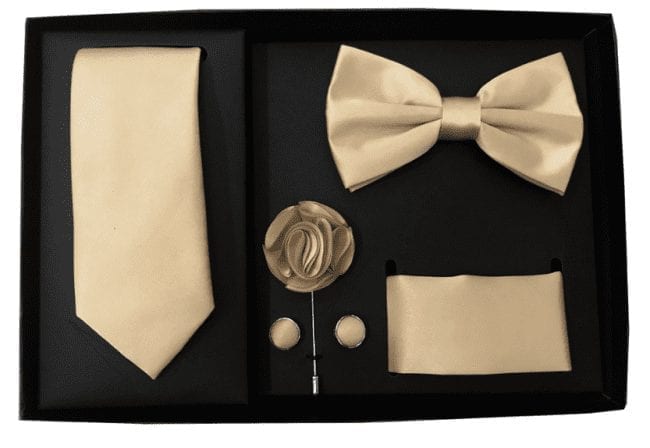 Mens Jewelry Box Tie and Cufflink Storage Grooms Gift 