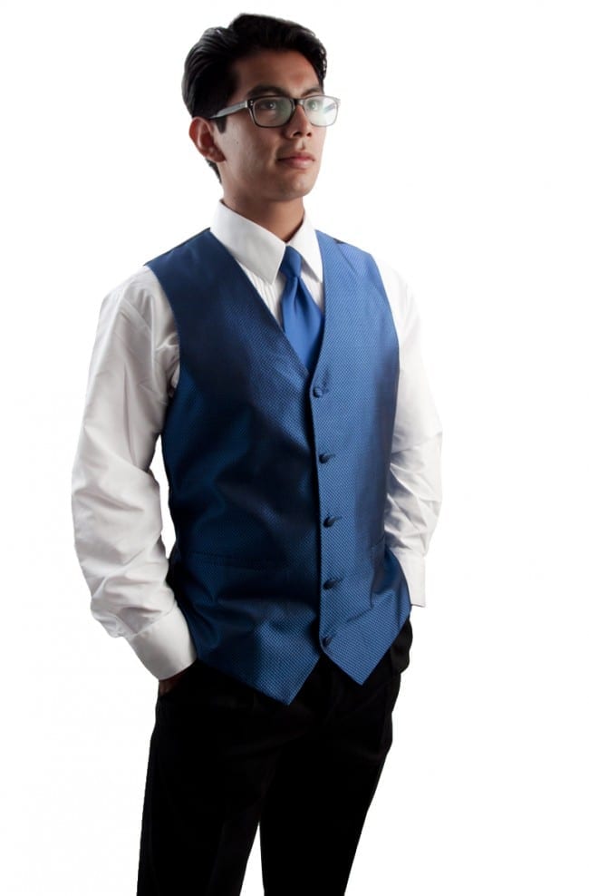 dress shirt with vest