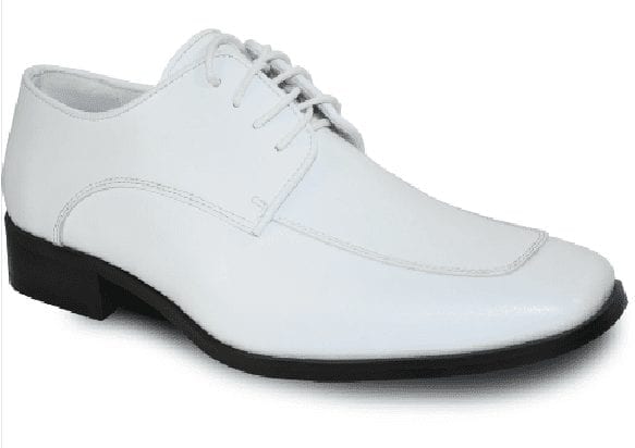 White Leather Shoes For Men