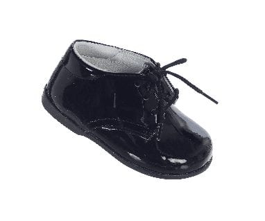 infant black patent leather shoes