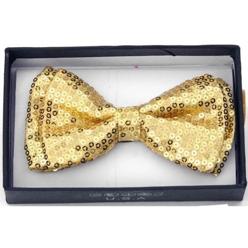 Rhinestone Bow Ties for Men Choice of Color Pre Tied Sequin Bowties