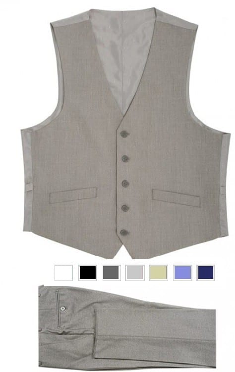 Buy AMERICAN HANDMADE Baby Boy Gray Suit Wedding Light Grey Vest Online in  India  Etsy