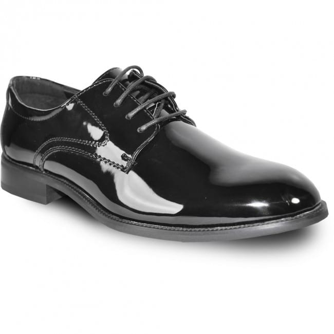 Golf plein kapperszaak Tuxedo Shoes Classic BLACK Patent Leather - Tuxedos Online