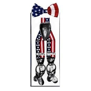 UNITED STATES コンスティテューション リバティーセット Amazon.com: 2BU USA Patriotic American Bow Tie & Suspender