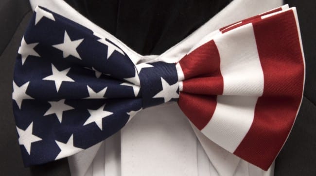 Pre Tied Bowties Cactus USA Flag Tuxedo Solid Formal Bow Tie
