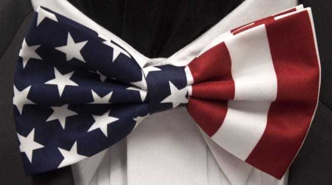 US Flag American Flag 3" Neck Tie & US Patriotic Flag Adjustable Bow Tie-V3 US Flag American Flag 3" Neck Tie & US Patriotic Flag Adjustable Bow Tie-V3