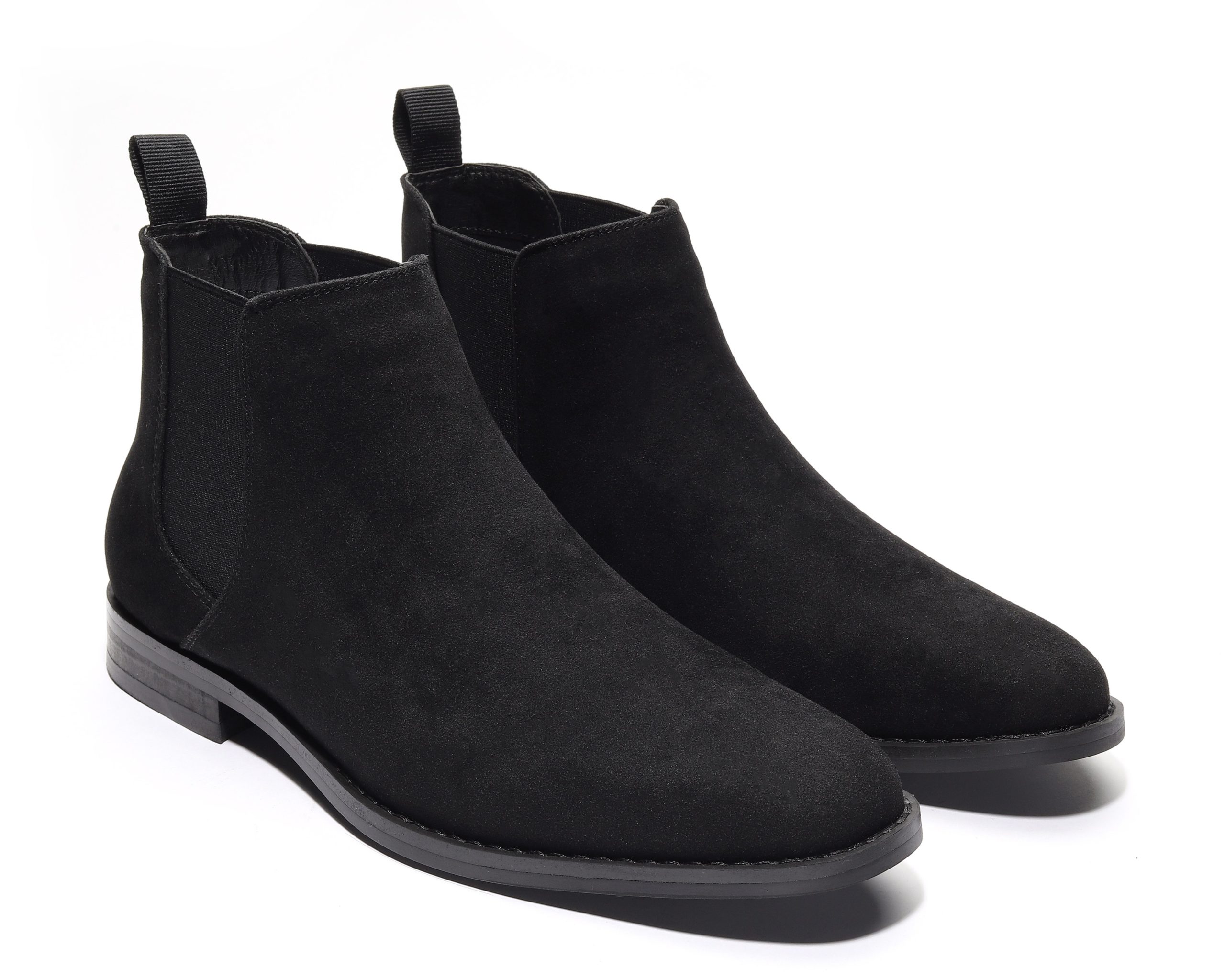 Chelsea Boots Black Suede Harrison Myles - Tuxedos Online